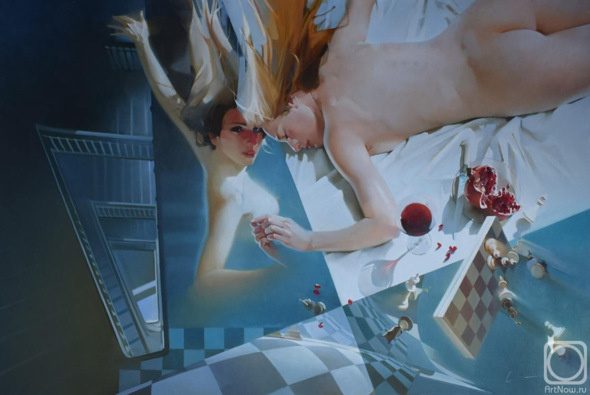 Картина маслом на холсте. Чернигин Алексей. Две королевы