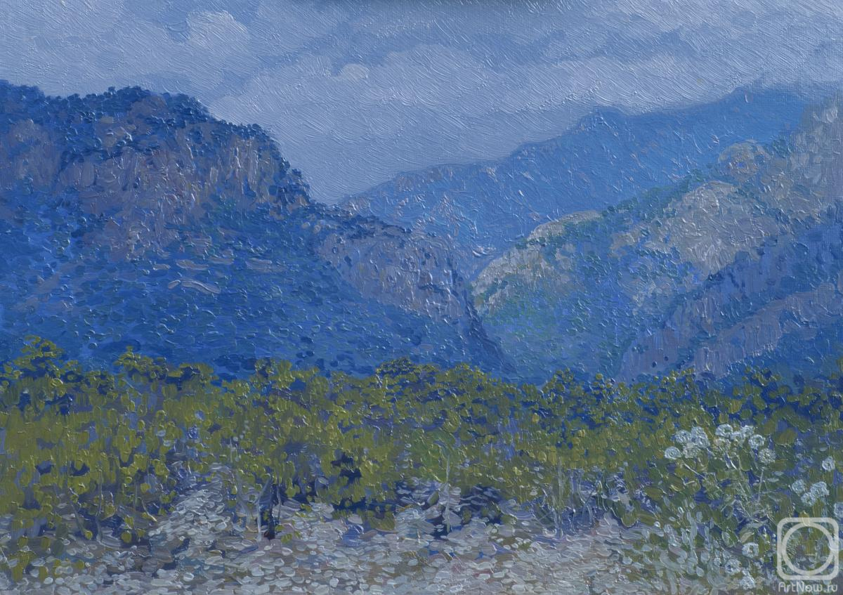 Картина маслом на холсте. Кожин Семён. Каньон Бельдиби