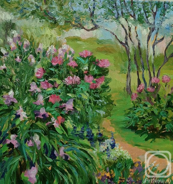 Картина маслом на холсте. Голубцова Надежда. Июль