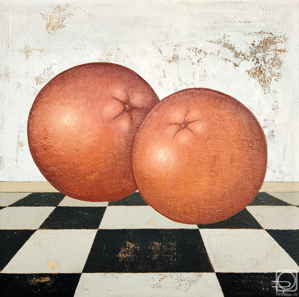 Картина маслом на холсте. Савельева Дарья. Двойная игра