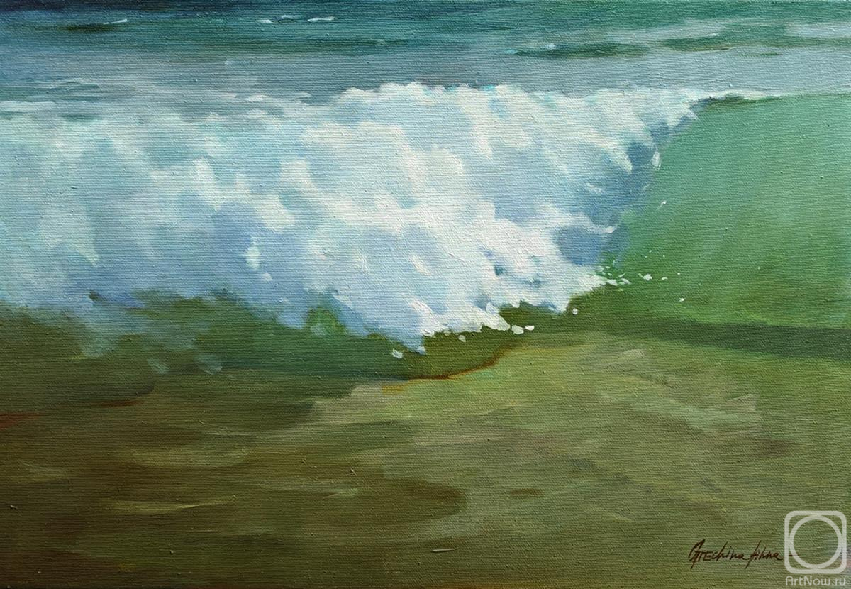 Картина маслом на холсте. Гречина Анна. Картина Морской прибой