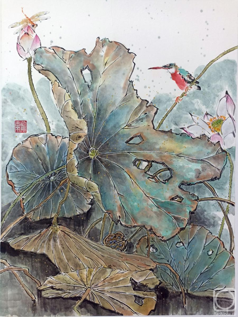 Картина. Мишуков Николай. Стрекоза