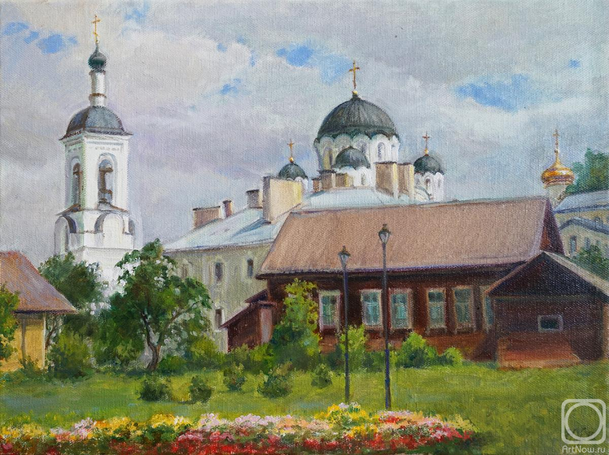 Картина маслом на холсте. Шумакова Елена. Спасо-Ефросиньевский монастырь в Полоцке