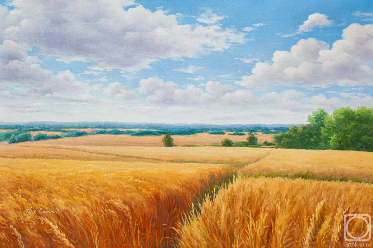 Картина маслом на холсте. Ромм Александр. Богатство родной земли