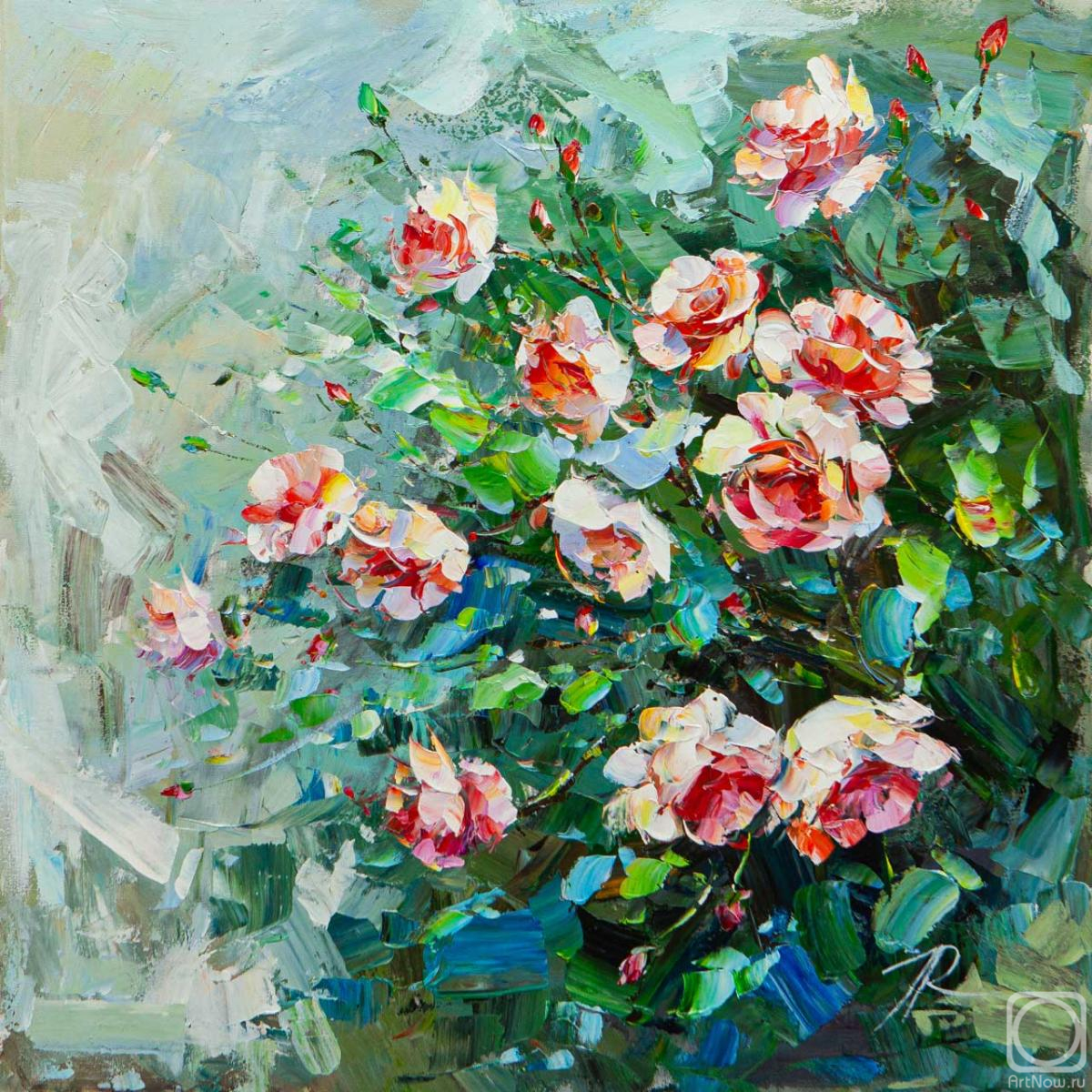 Картина маслом на холсте. Родригес Хосе. Аромат роз