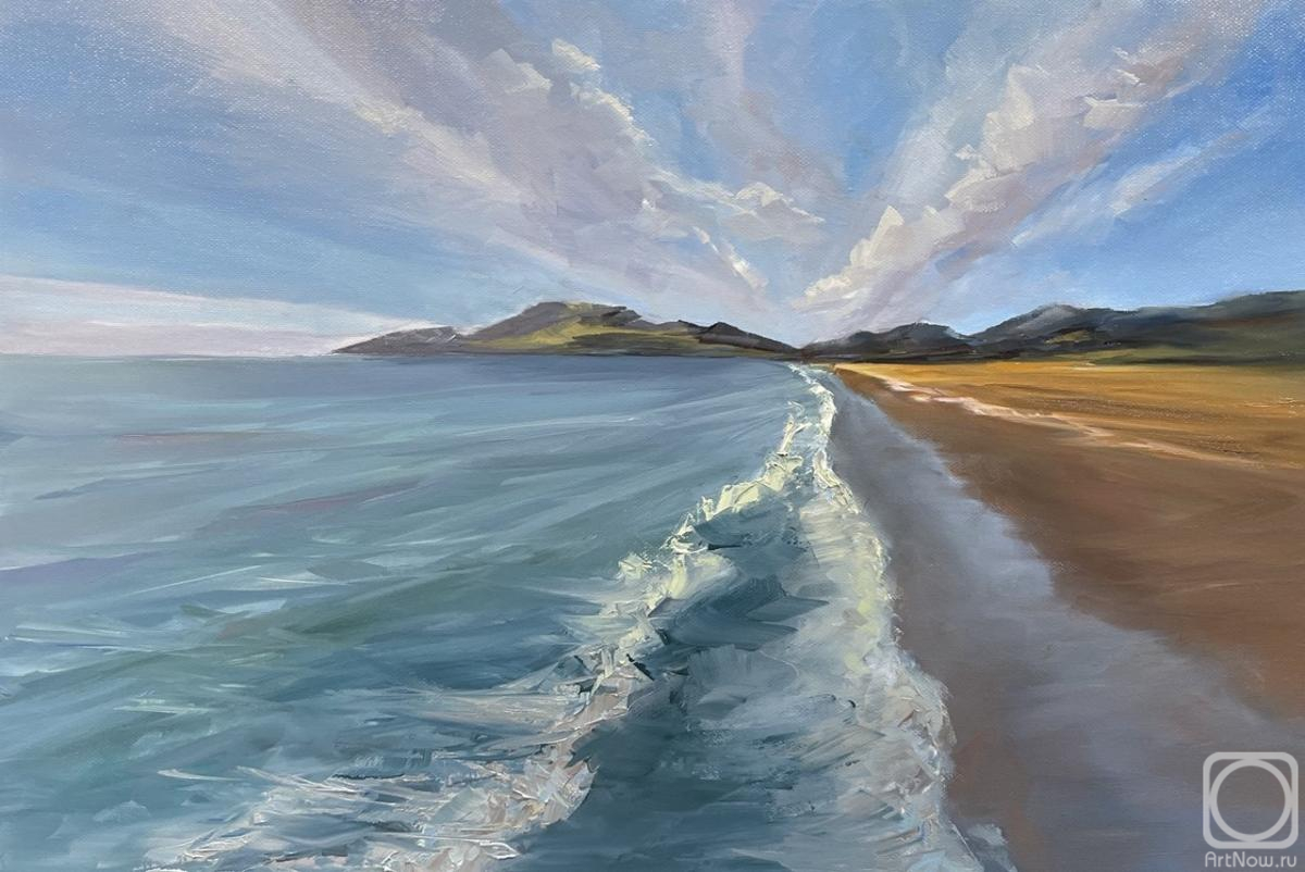 Картина маслом на холсте. Товстик Саша. Сила перспективы