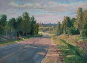 The Road to the village Uslavtsevo
