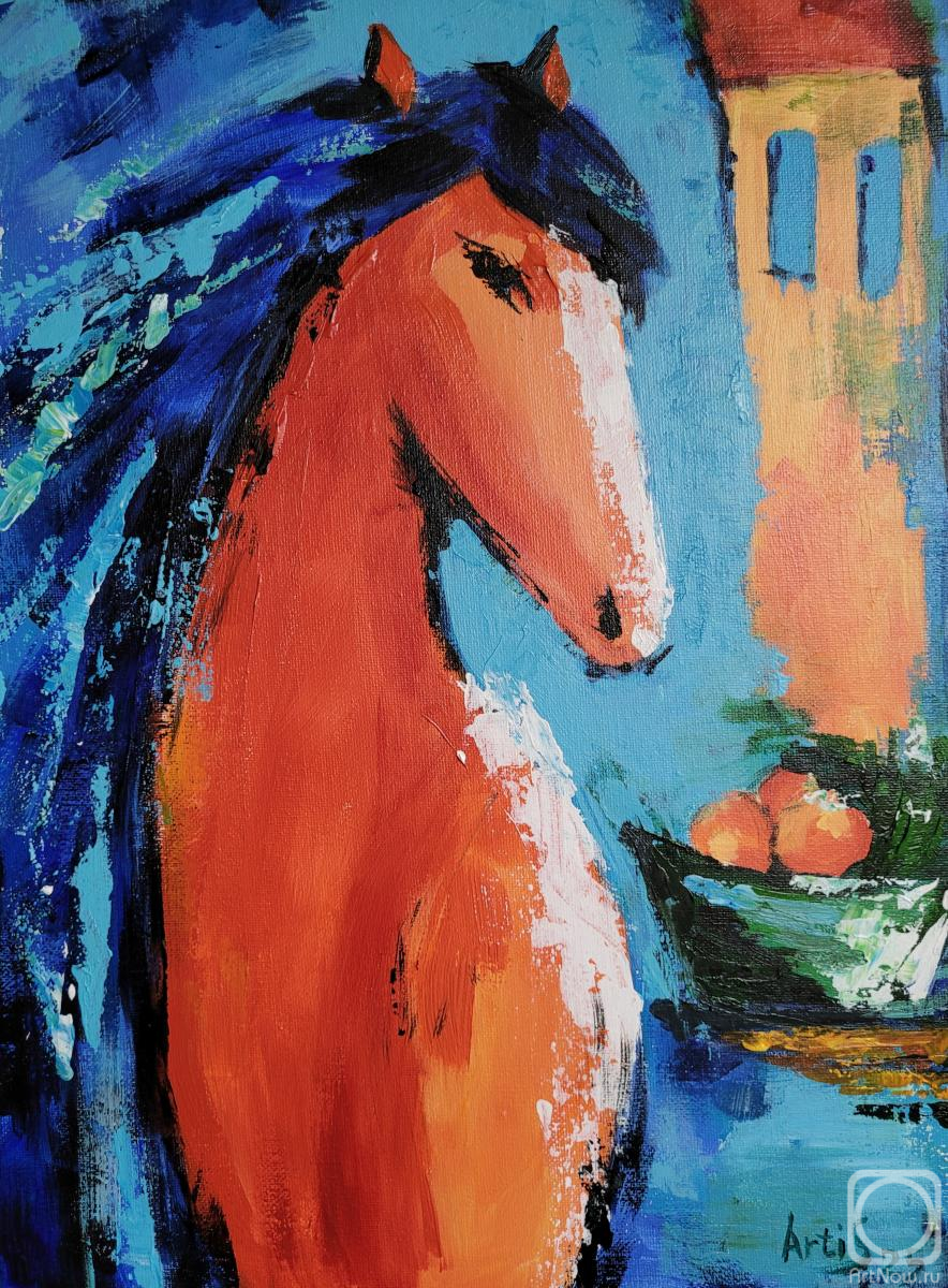 Guseva Svetlana. Red Horse