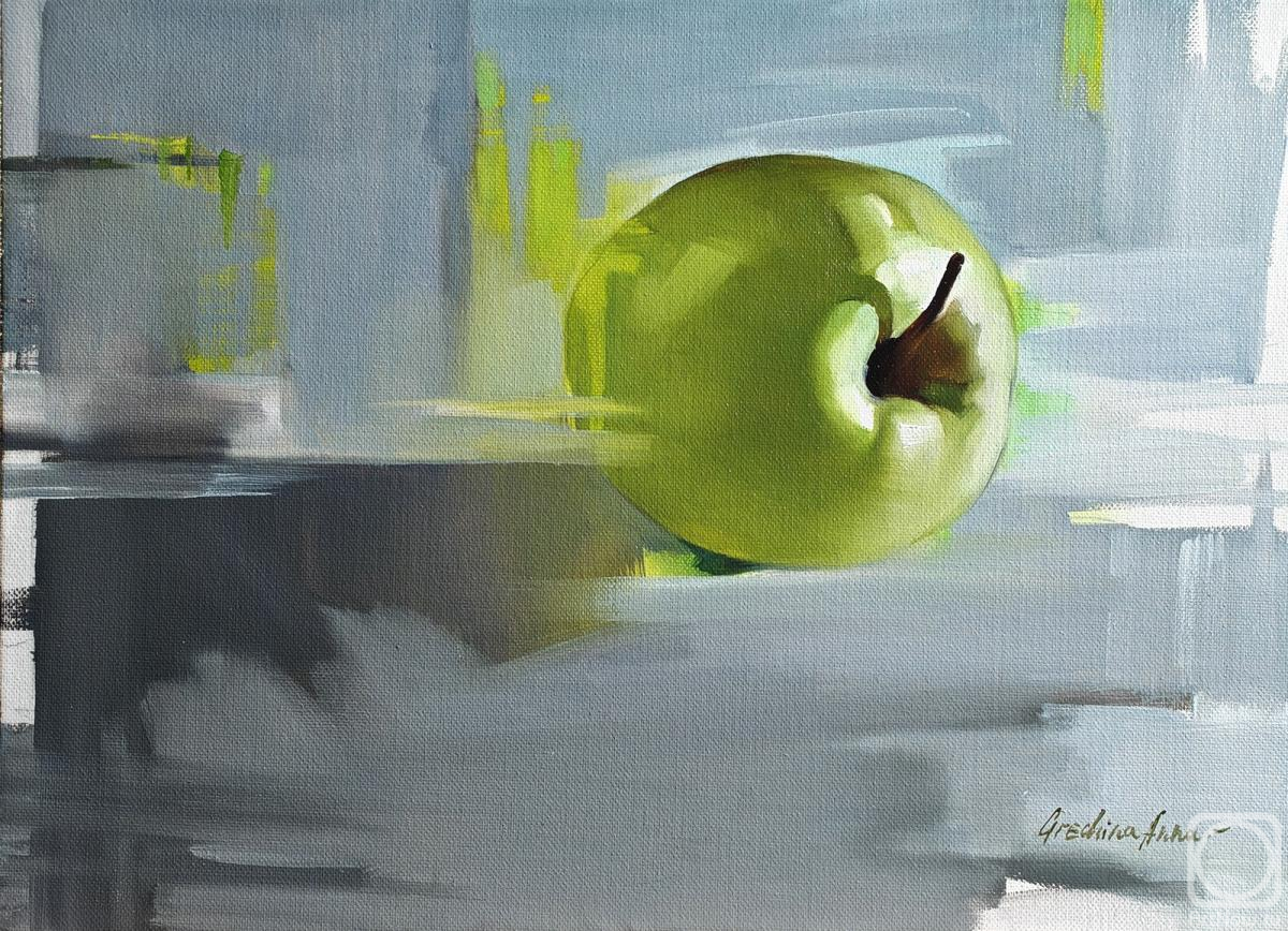 Картина маслом на холсте. Гречина Анна. Картина Волшебное яблоко