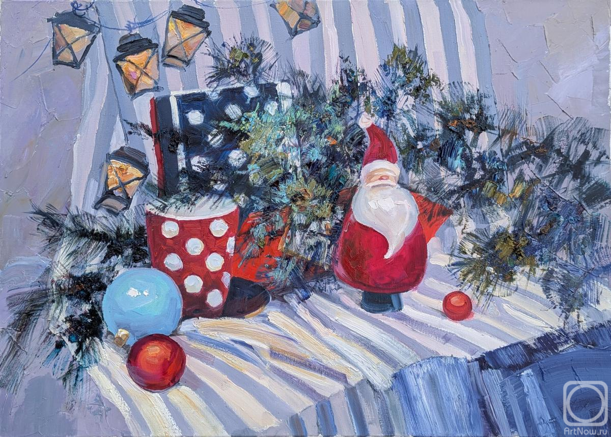 Картина маслом на холсте. Коваленко Ирина. Конфета с сюрпризом