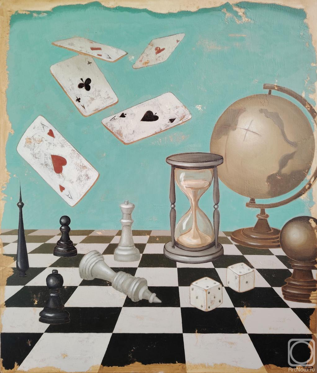 Картина маслом на холсте. Савельева Дарья. Тайные роли