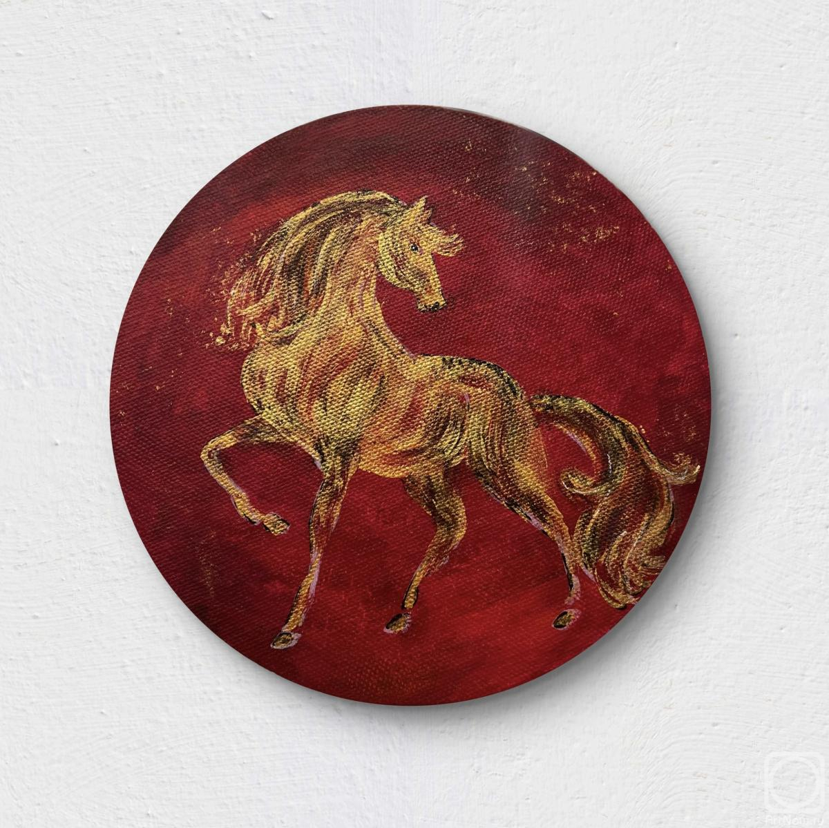 Картина. Смирнова Алина. Красная огненная