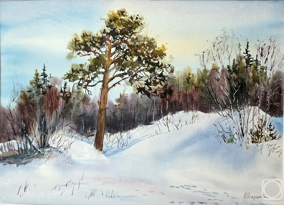 Картина. Ползикова Оксана. Зимняя сказка