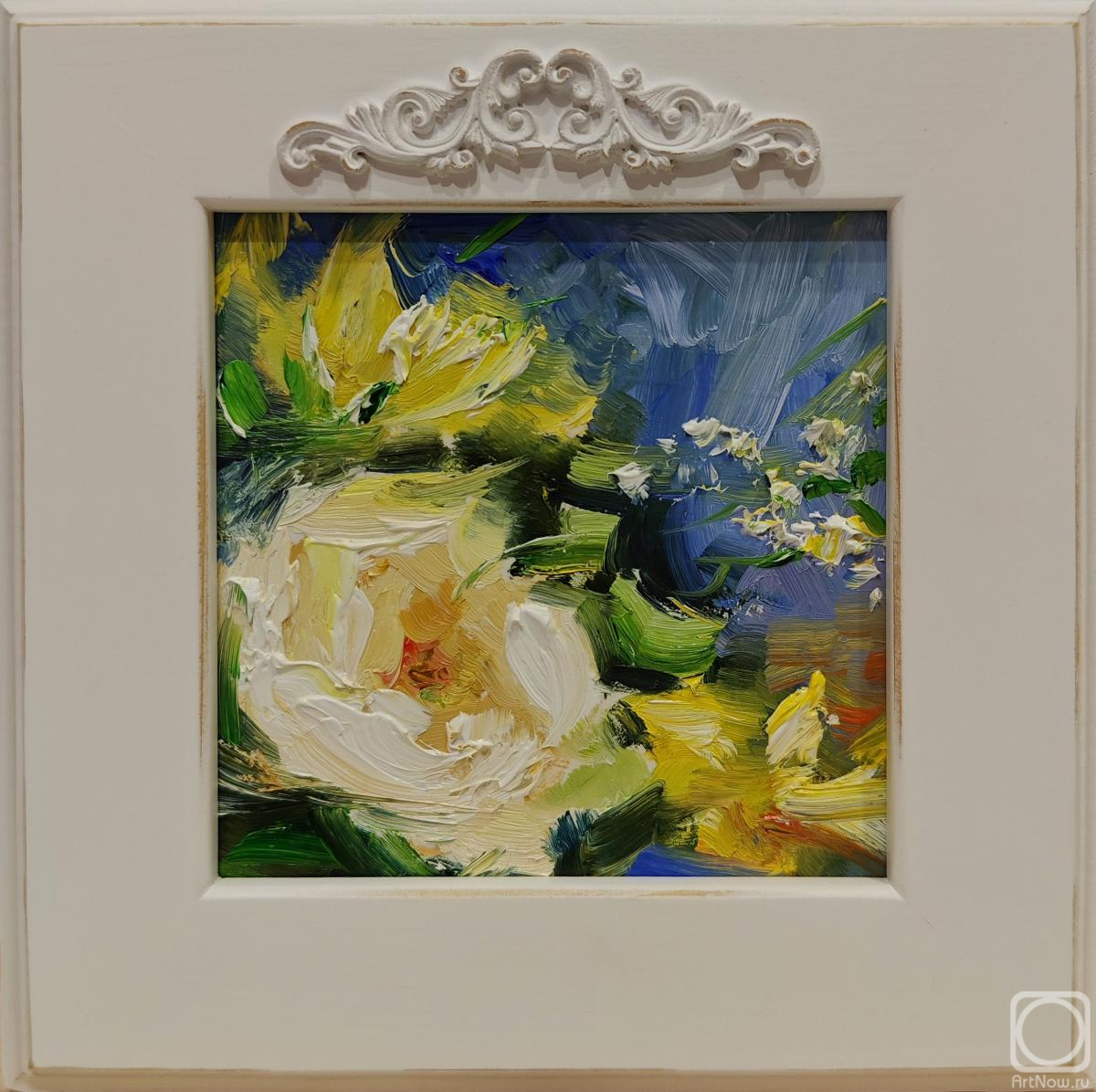 Картина. Прокофьева Ирина. Белая роза рождества