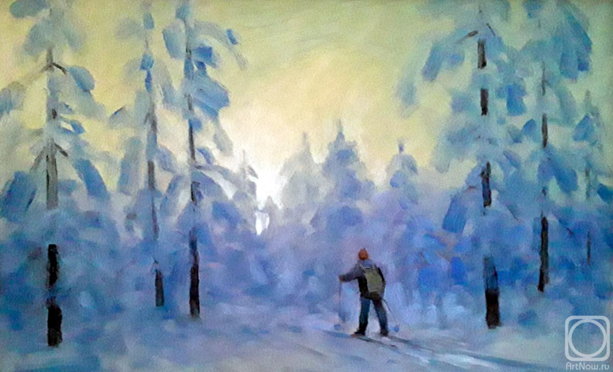 Картина маслом на холсте. Кнэхт Александр. Путь к свету