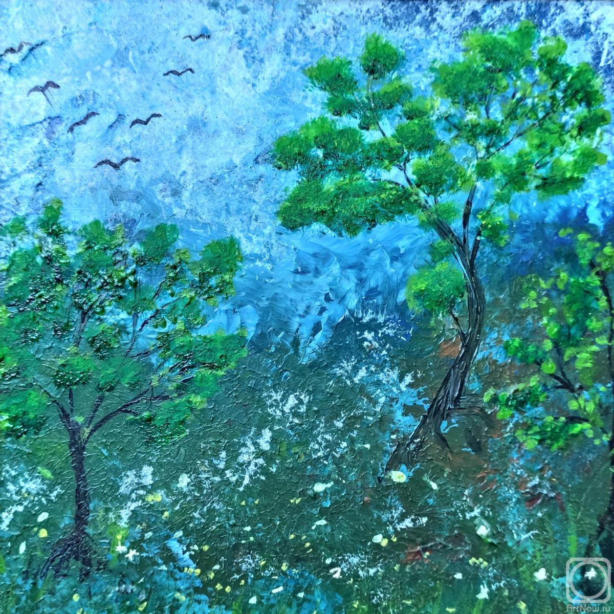 Картина. Вотинова Анастасия. Окно в лето