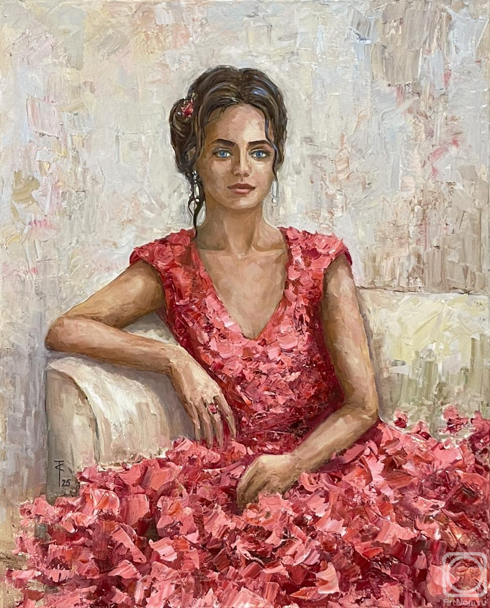 Картина маслом на холсте. Товстик Саша. Там, где она есть