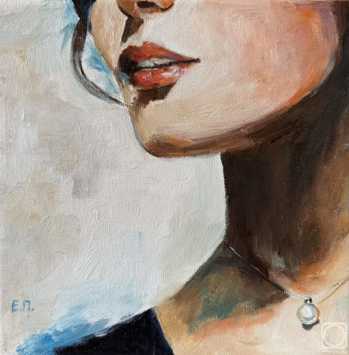 Картина маслом на холсте. Полищук Елена. Жемчужная пауза