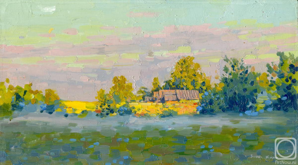 Картина. Кожин Семён. Последний луч. Карманово