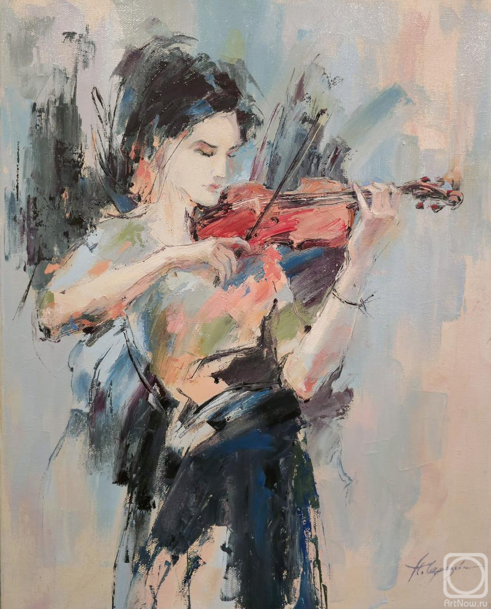 Картина маслом на холсте. Черезова Наталия. Адажио