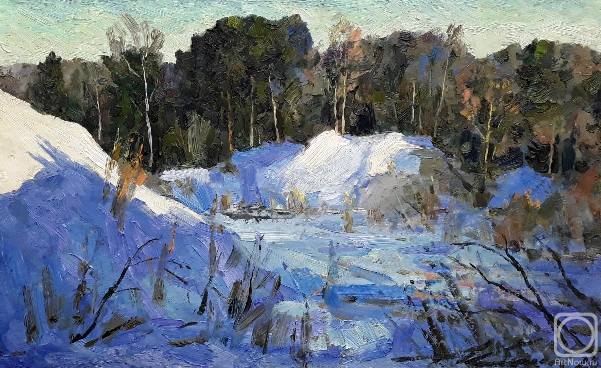 Картина. Кнэхт Александр. Басандайка спит под снегом