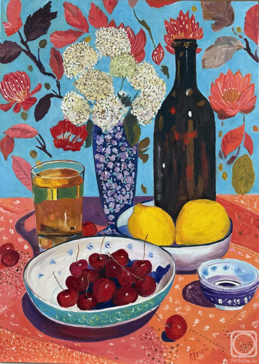 Картина маслом на холсте. Полищук Елена. Лимонадное лето