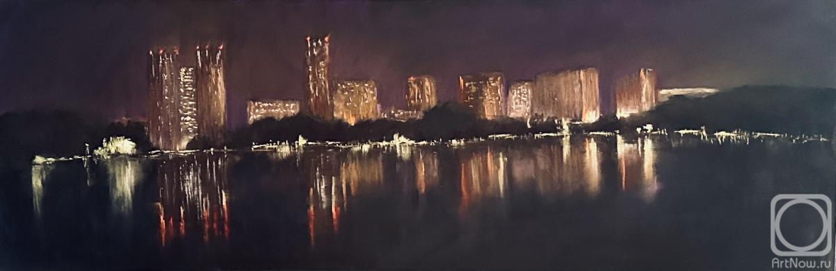 Картина. Балашова Наталья. Ночной город