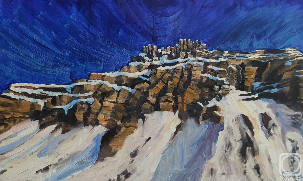 Картина маслом на холсте. Апарина Ольга. Доломитовые Альпы