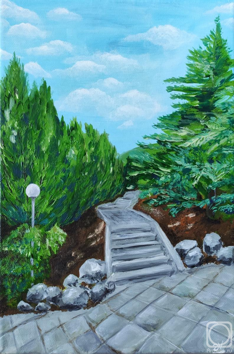 Картина. Вотинова Анастасия. Лестница