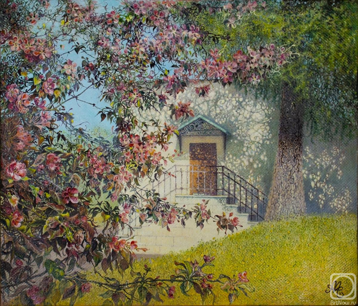 Картина маслом на холсте. Абрамова Анна. Оранжерея в Царицыно