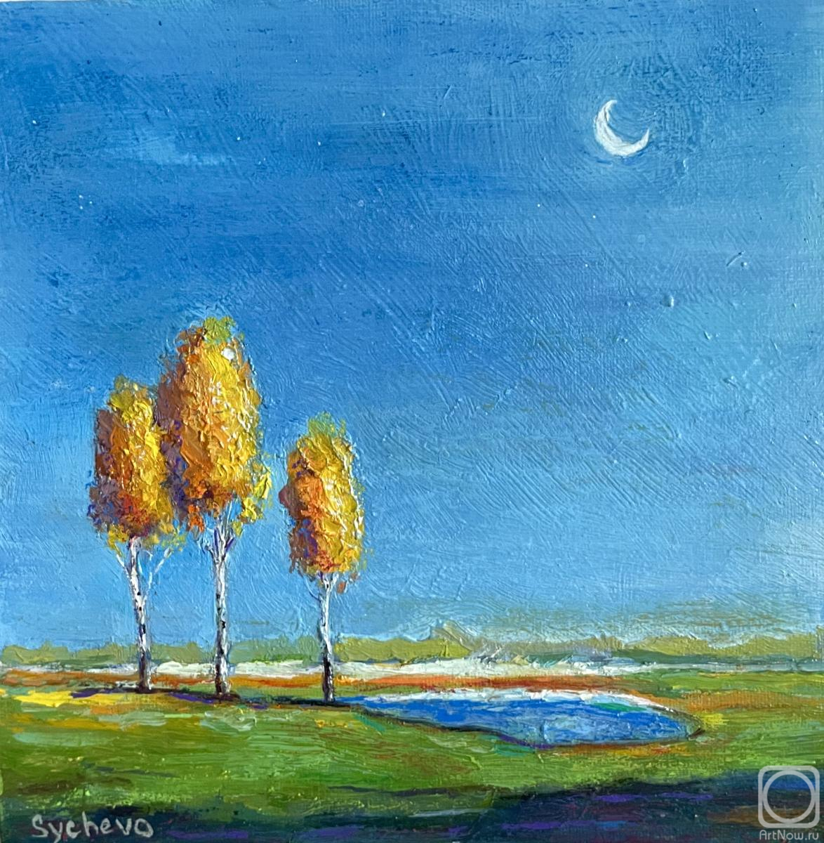 Картина. Сычева Анастасия. Тишина