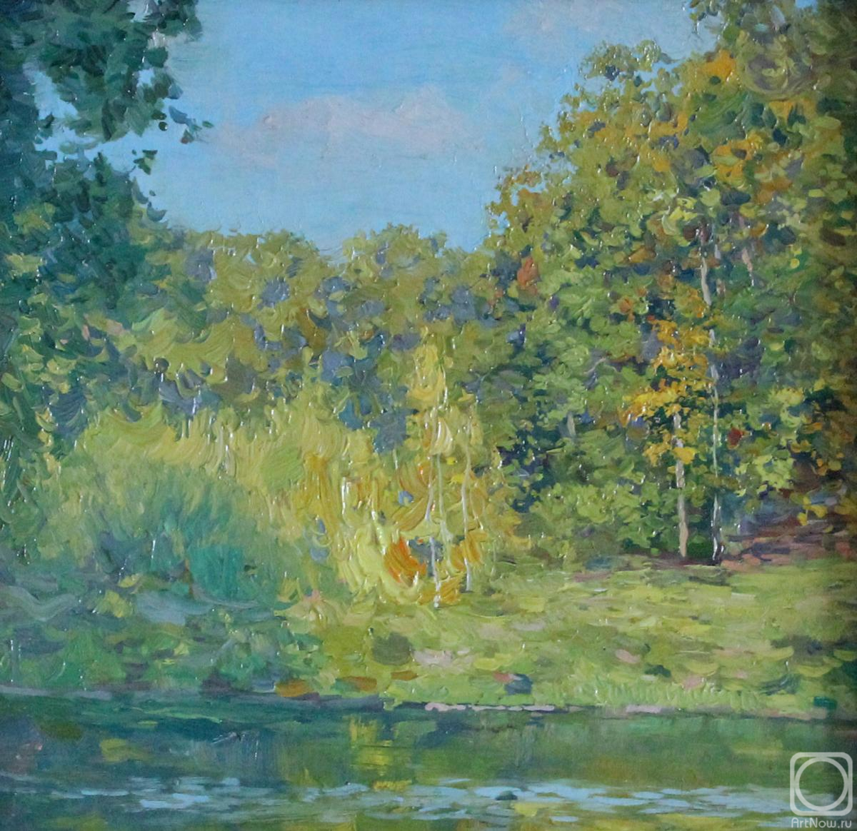 Картина. Кожин Семён. Парк Царицыно осенью