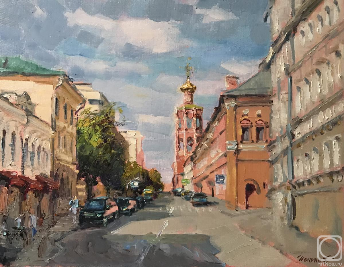 Картина маслом на холсте. Полуян Елена. Люблю тебя, моя Петровка