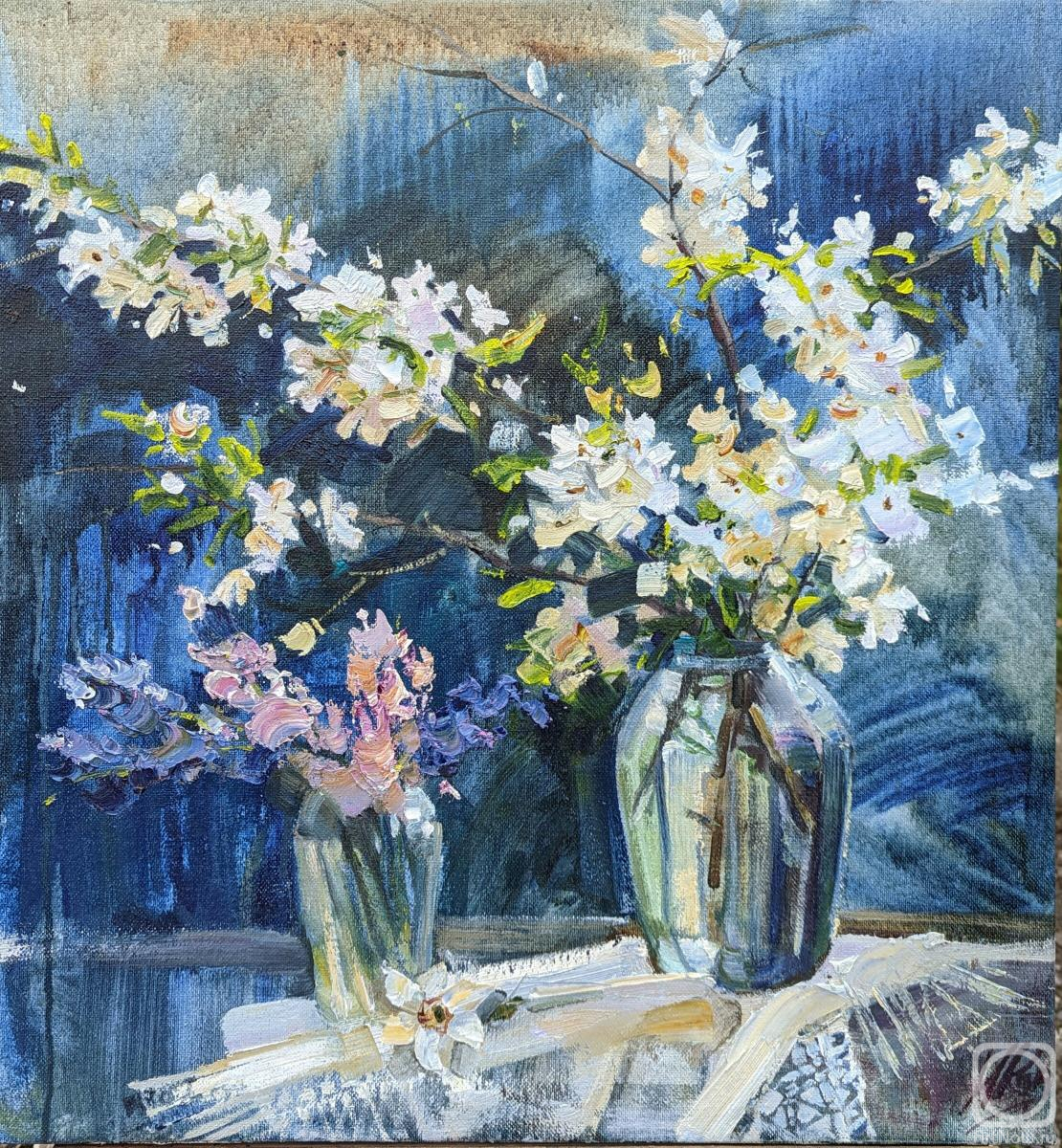 Картина маслом на холсте. Коваленко Ирина. Весенний цвет