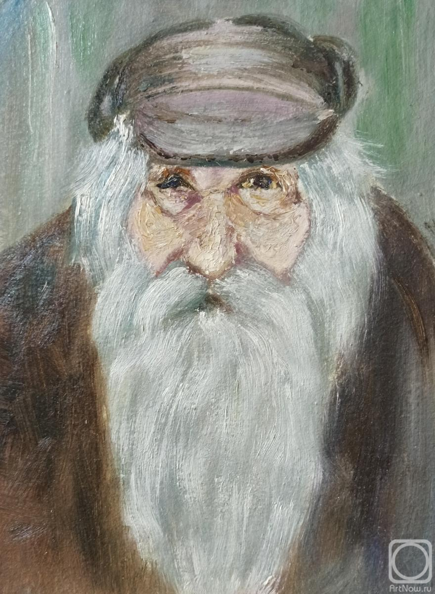 Картина. Черных Василий. Портрет старца