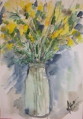Yellow flowers. Petrovskaya Irina