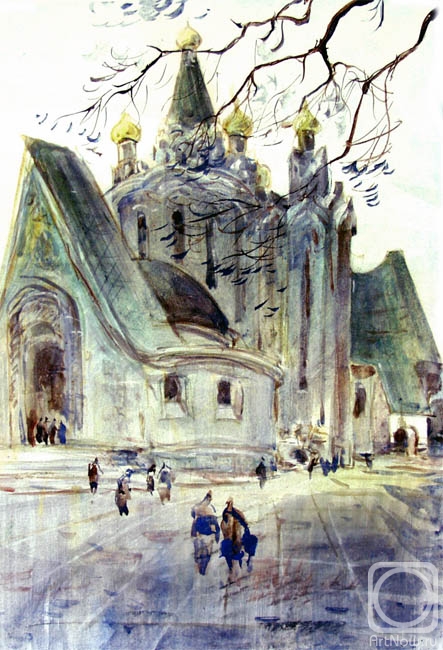 Chistyakov Yuri. Templ in Sokolniki