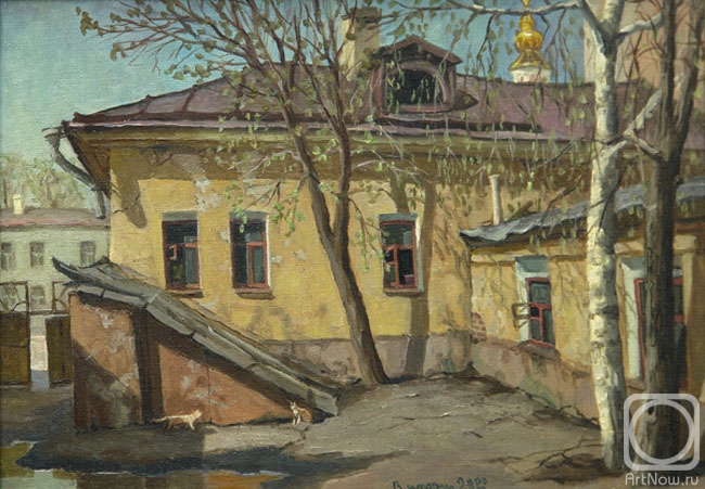 Paroshin Vladimir. Courtyard on Serpukhovskaya
