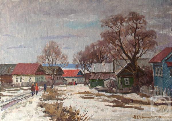 Ovchinnikov Nukolay. The New Village. Winter