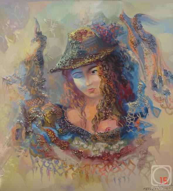 Картина маслом на холсте. Хачатрян Меружан. Взгляд во внутрь, взгляд наружу