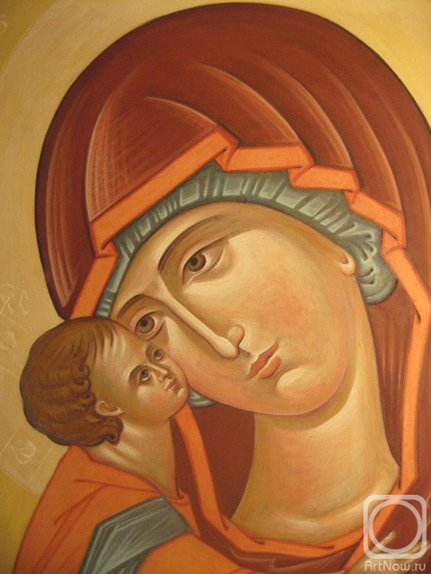 Vasil (Smirnova) Irina. The icon of the Virgin. Igorevskaya
