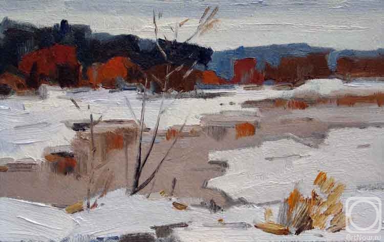 Картина. Кнэхт Александр. Snow of October