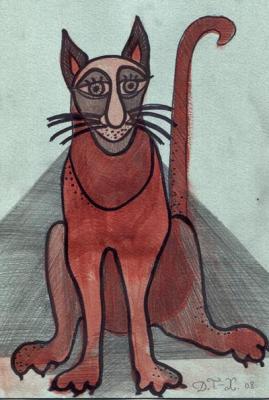 Egyptian cat. Torik-Hurmatova Dilara