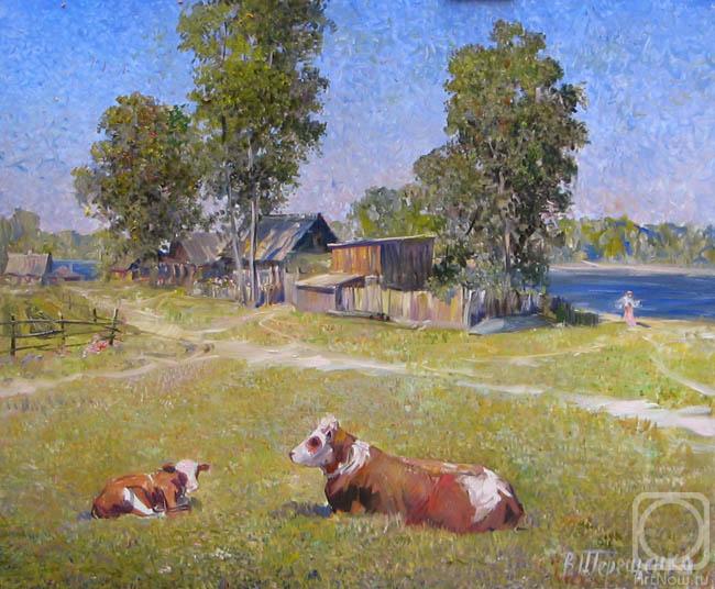 Картина маслом на холсте. Терещенко Валентин. Ностальгия