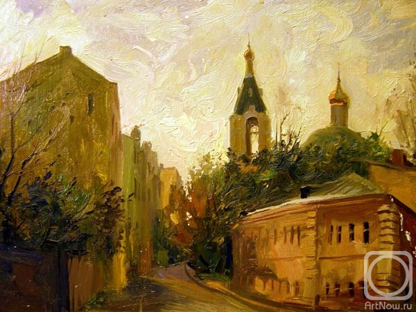 Картина. Герасимов Владимир. Москва. Обыденский переулок