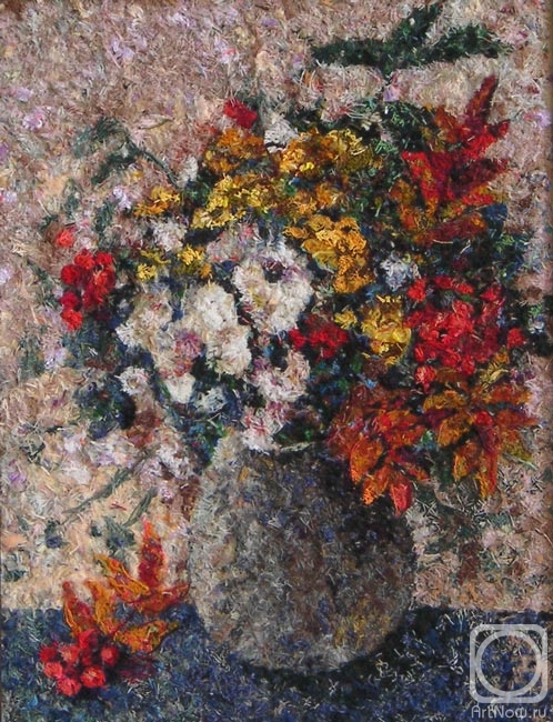 Hitkova Lyubov. Autumn flowers