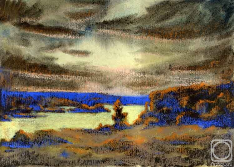 Картина. Кнэхт Александр. Небеса вечернею порой