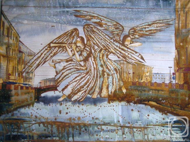 Картина. Лучкина Юлия. Ключи от Рая у Петра