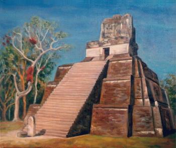 Pyramid of Tikal. Vitakova Tatiana
