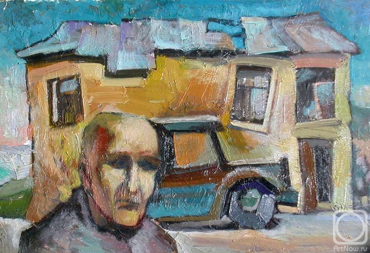 Картина. Петров Валерий. Уставший город